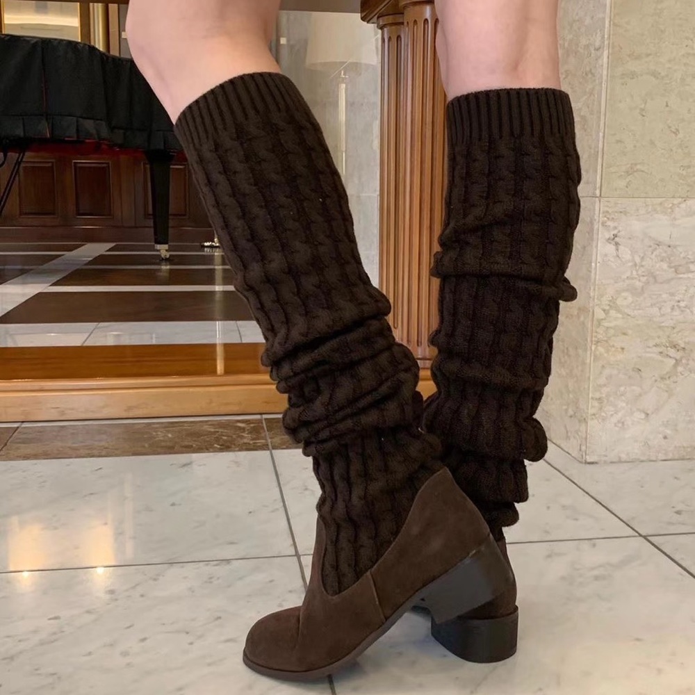 Over knee knitting socks boots - Picture 2 of 5